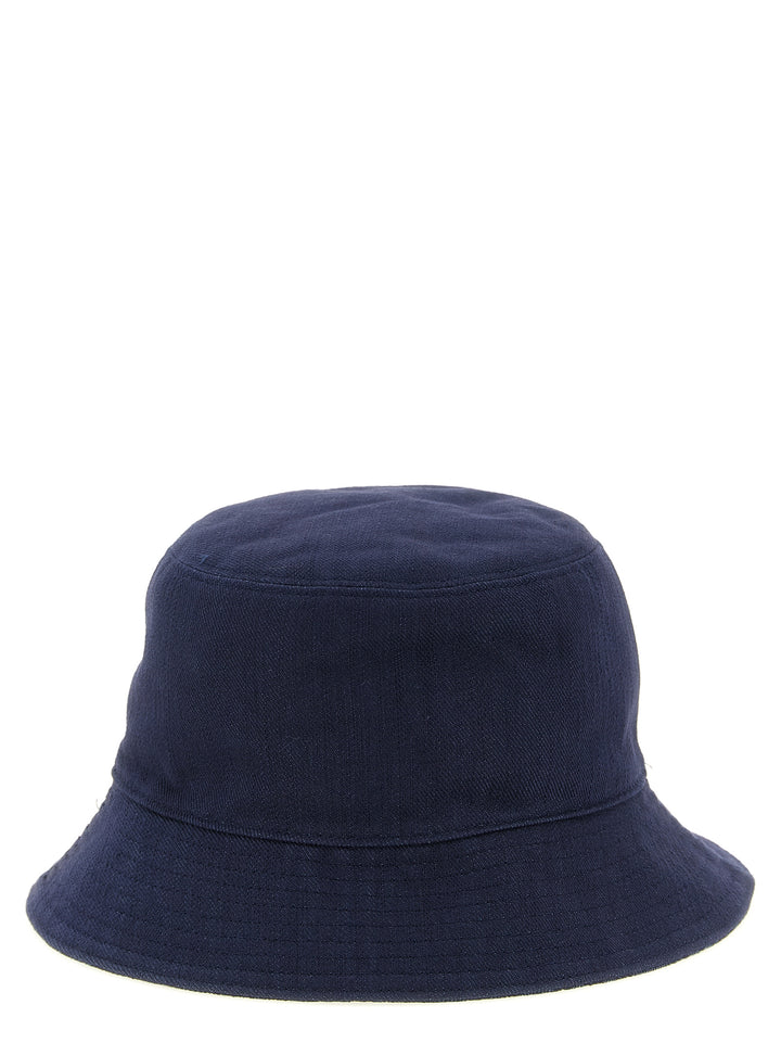 Fendi Reversible Denim Bucket Hat Cappelli - Blu | 420201a7fcfce500dece414d16629f8644a80936