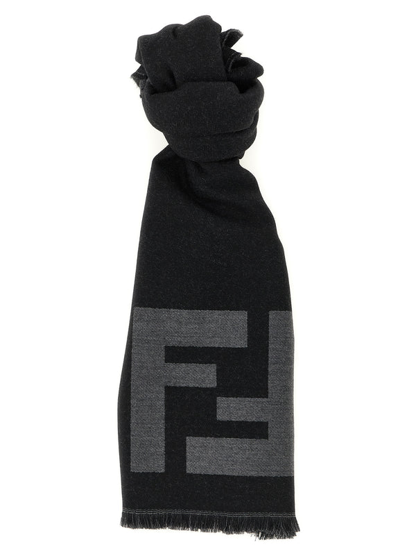 Ff Macro Scarf Sciarpe Nero