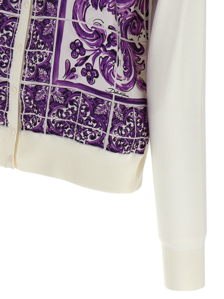 Dolce & Gabbana Maiolica Maglioni - Viola | 43210bedeb9491e00c6dd1ff07f3c63a89583a56