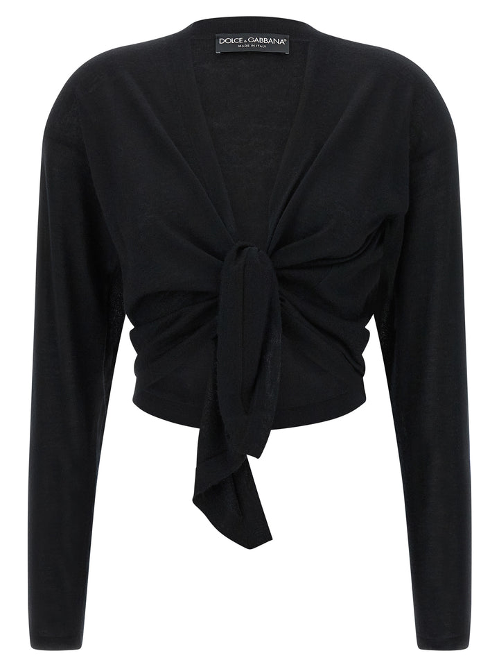 Dolce & Gabbana Cashmere Cardigan Maglioni - Nero | 749f72681188679bd80fc93923c6bccb95c856a2