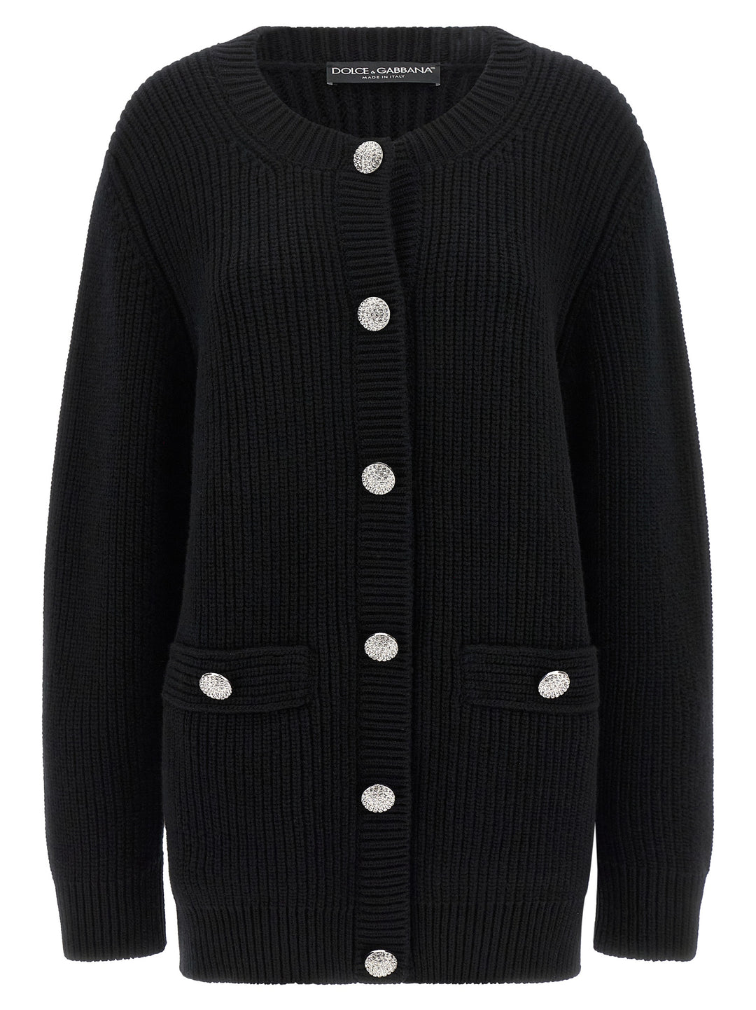 Dolce & Gabbana Jewel Buttons Cardigan Maglioni - Nero | aafd07d10e26a62711dd3dffd8d8d388e1ce381e