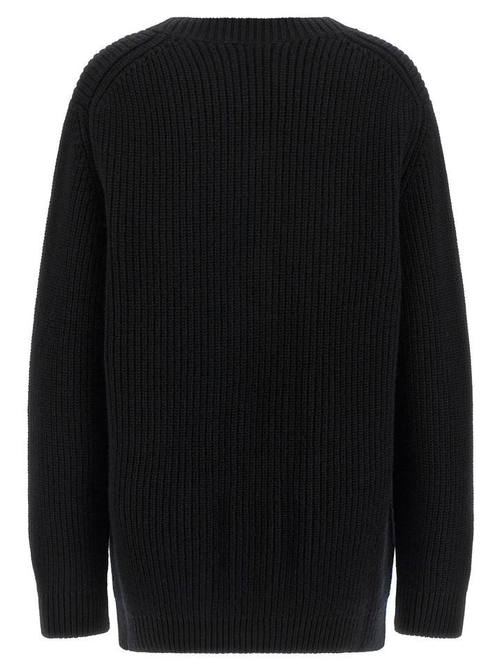 Dolce & Gabbana Jewel Buttons Cardigan Maglioni - Nero | 2feb996aba0e9abeb955b09843b43baa36e8144c