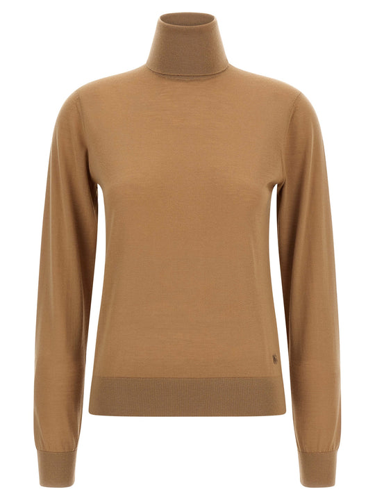 Cashmere Turtleneck Sweater Maglioni Beige