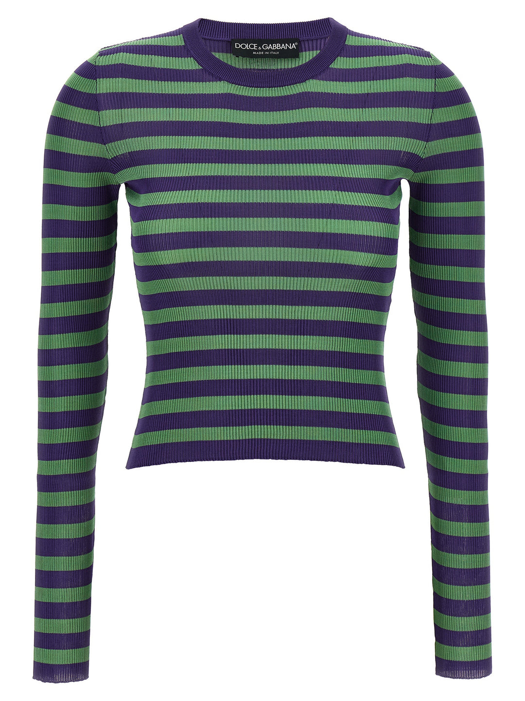 Dolce & Gabbana Striped Viscose Sweater Maglioni - Multicolor | d9e98a56ed1d0b75e94810f8fcb6ec18c9d58314