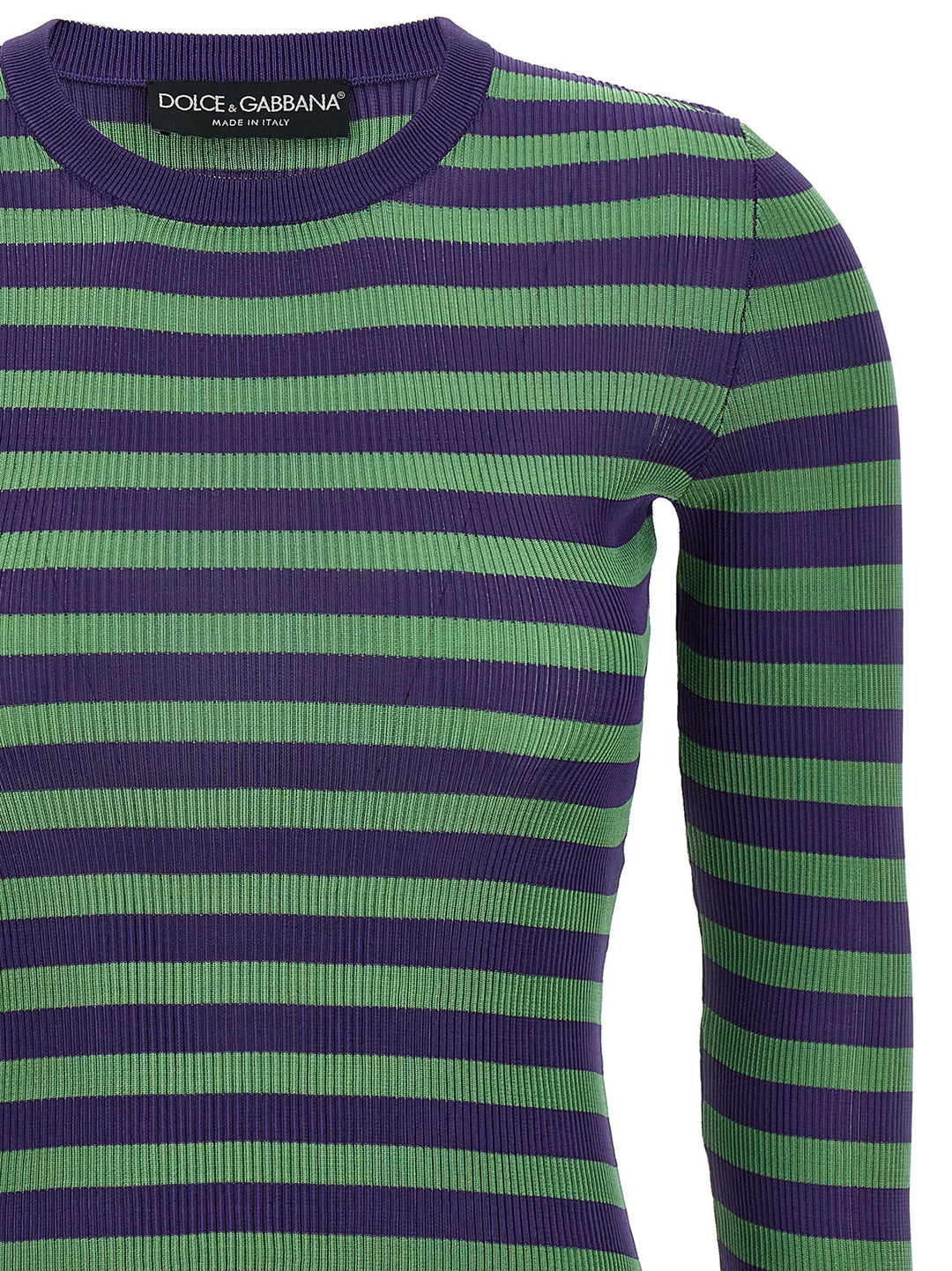 Dolce & Gabbana Striped Viscose Sweater Maglioni - Multicolor | 9094460332c577b6a1ab475d0527f962f6c101fc