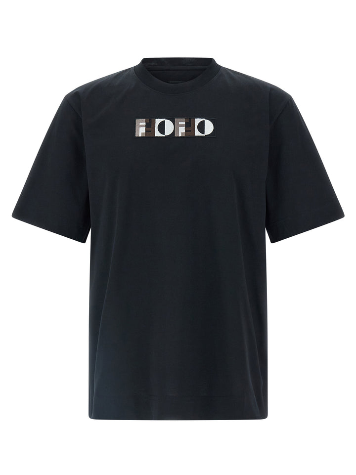 Fendi Fendi Optical T shirt - Nero | f6ac081a1ecd1837622323cc242cda146f46d2d7
