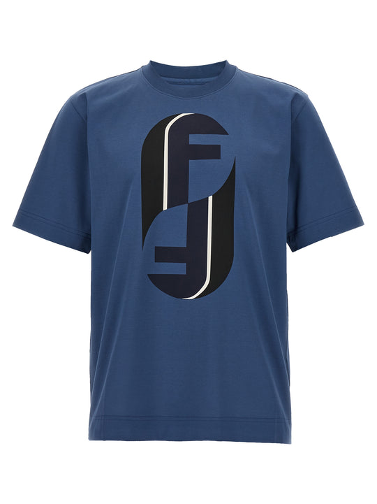Fendinity T Shirt Blu