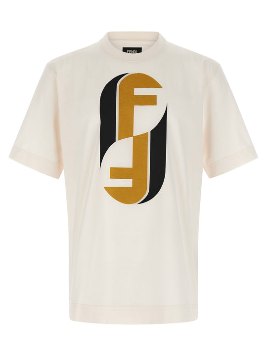 Fendinity T Shirt Beige