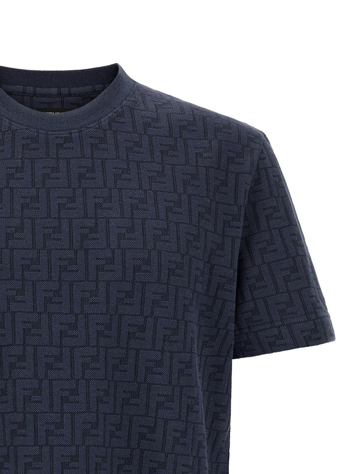 Fendi Ff T shirt - Blu | 119cc073f5459322d75be1e5754a5a7e1dfebcc4