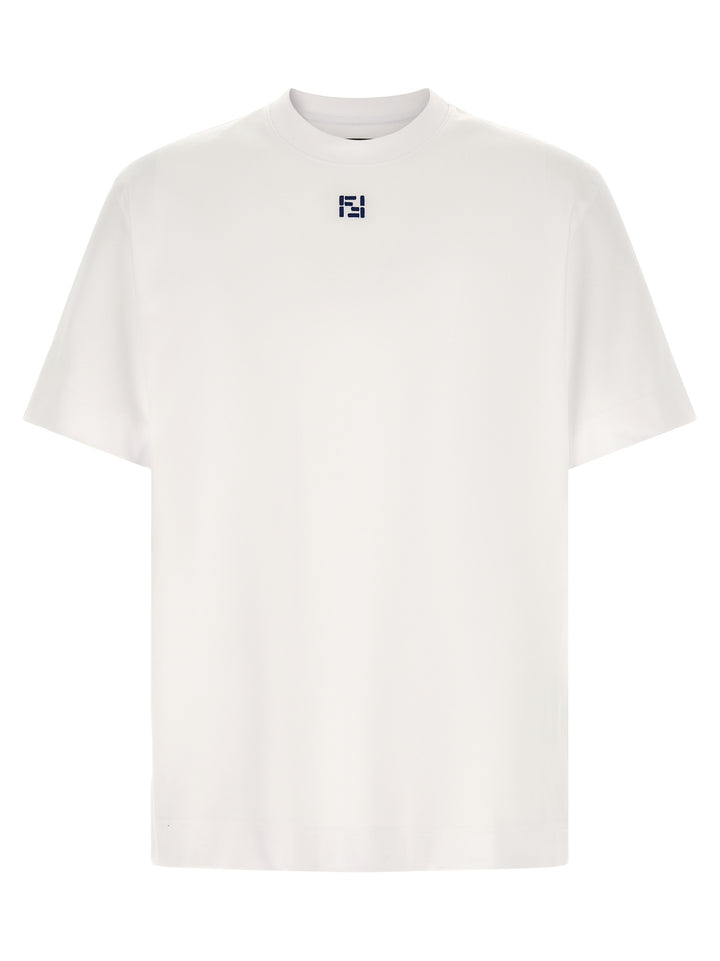 Fendi Ff Selleria T shirt - Bianco | 65a0a8f049ffea1f97e54e0cd0b7ae9e2951cf39