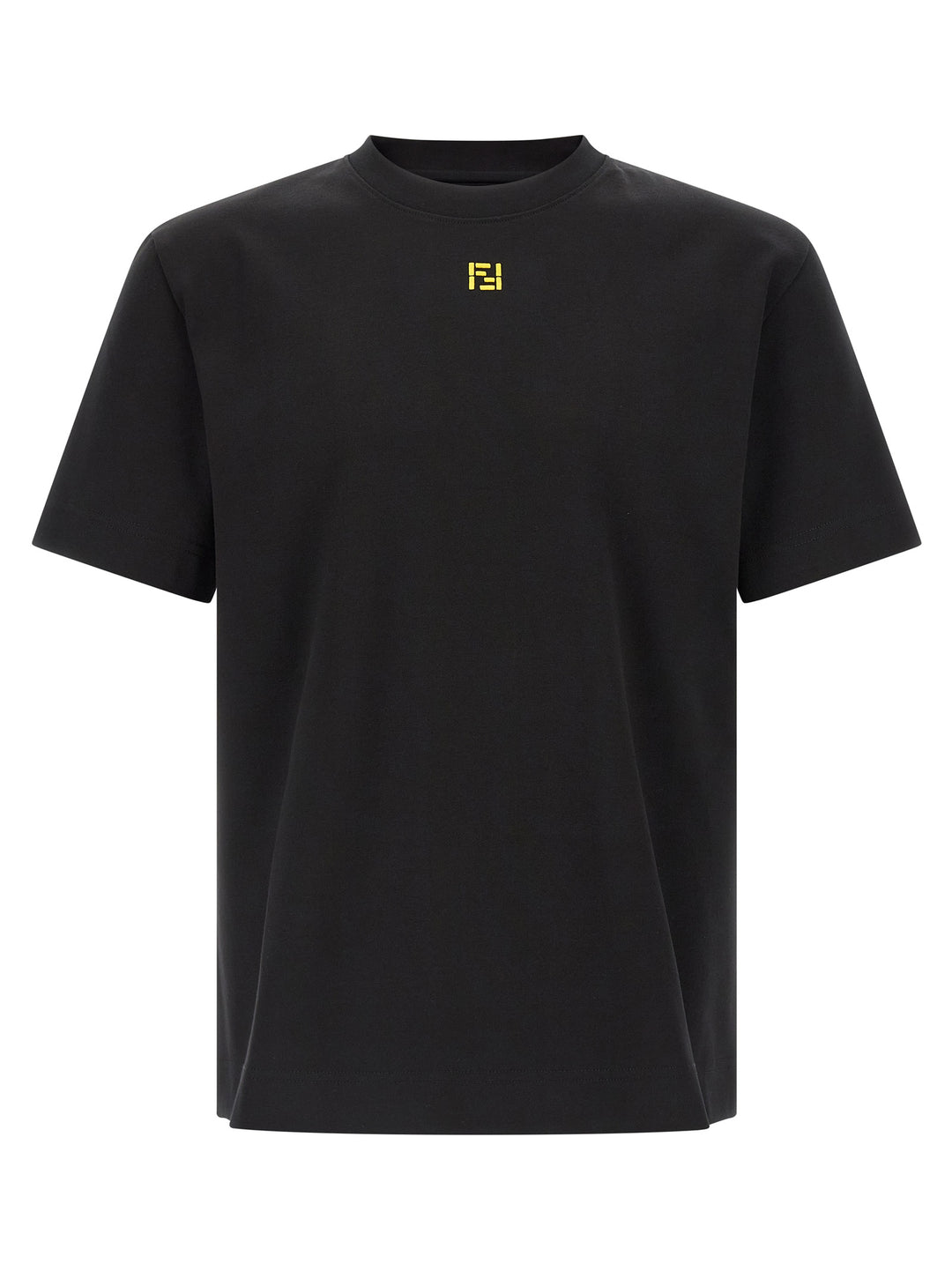 Fendi Embroidery T shirt - Nero | 9ac07a9e574897a541851b4a4300407dc1a17297