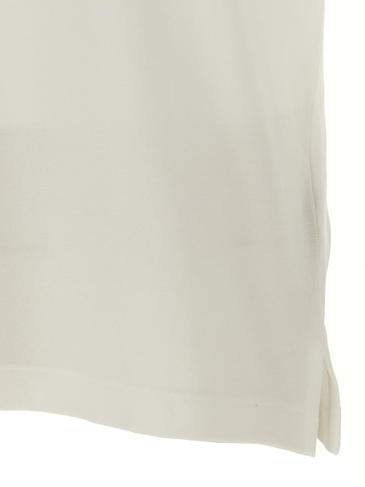Fendi Ff Metallic Logo  Shirt Polo - Bianco | ba89dc1455392be7180cfcb4206cbd905c89e6b9