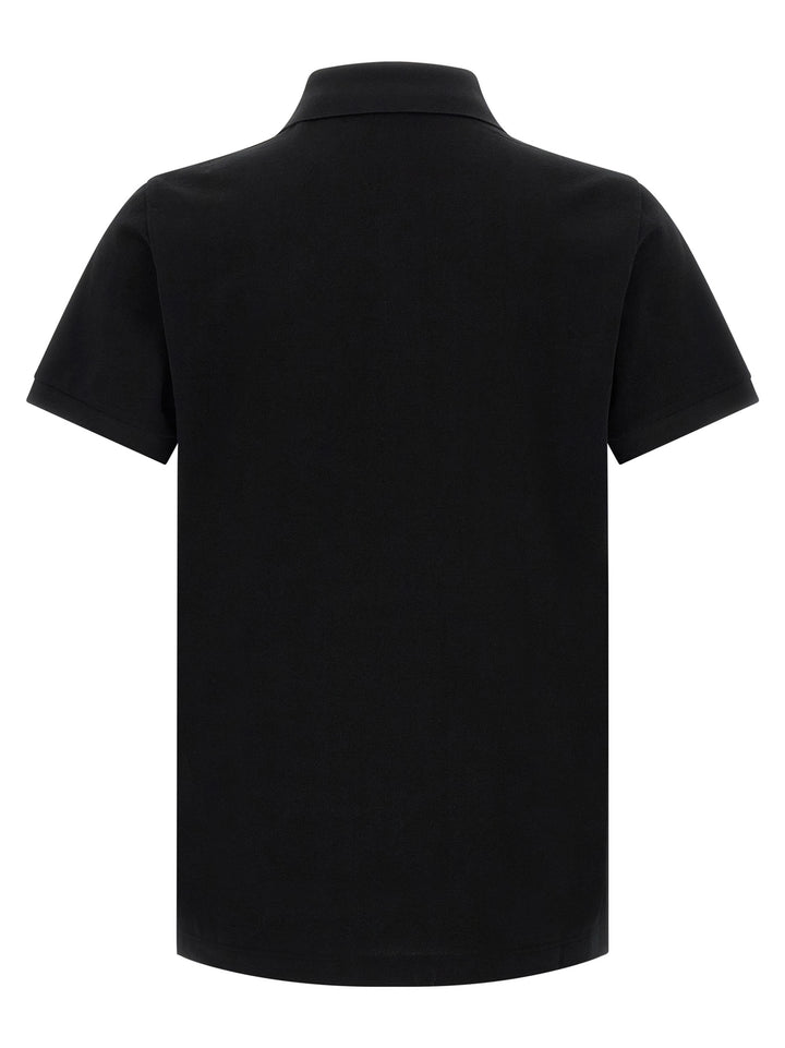 Fendi Ff Metallic Logo  Shirt Polo - Nero | 935e72aae7f5612c3d0db57b1b18049d4c7fd5b8