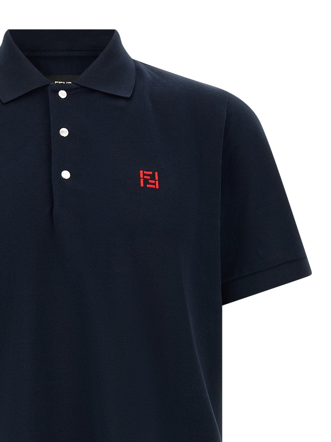 Fendi Ff Selleria Polo - Blu | 46908c9b5d041d2debbba28c5128edf80e61d60d