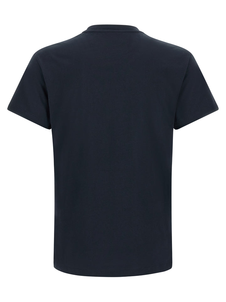 Fendi Logo Embroidery T shirt - Blu | 7212f35813be645dbcc84d72602ef4f35a7e44c1