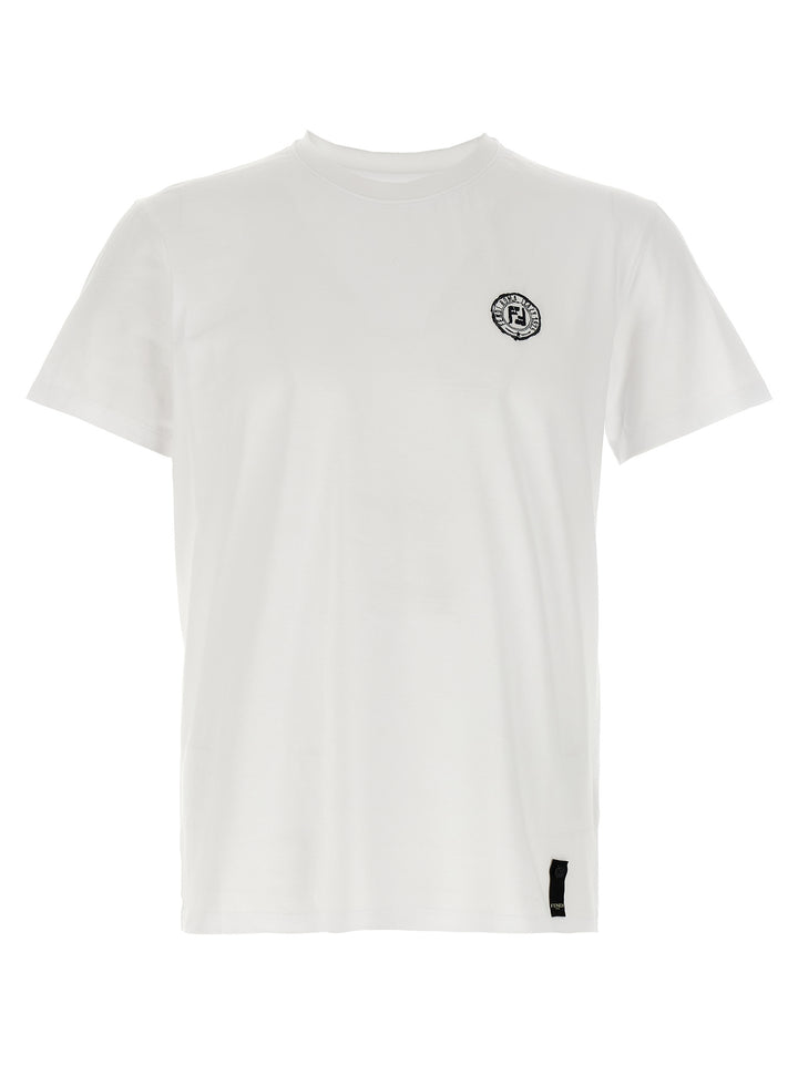 Fendi Postcards T shirt - Bianco | 3fc7a4add27b7e15f784f179cc64b442a9cbc103