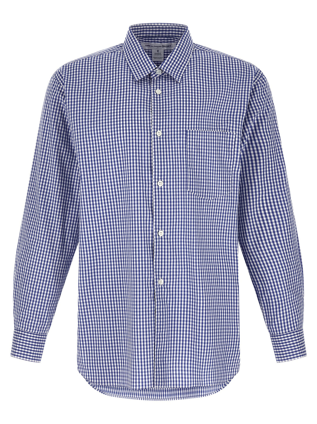 Comme Des GarçOns Shirt Vichy Shirt Camicie - Blu | 735ce64d7dc0803043a2d3fbe6485d838658a6e4