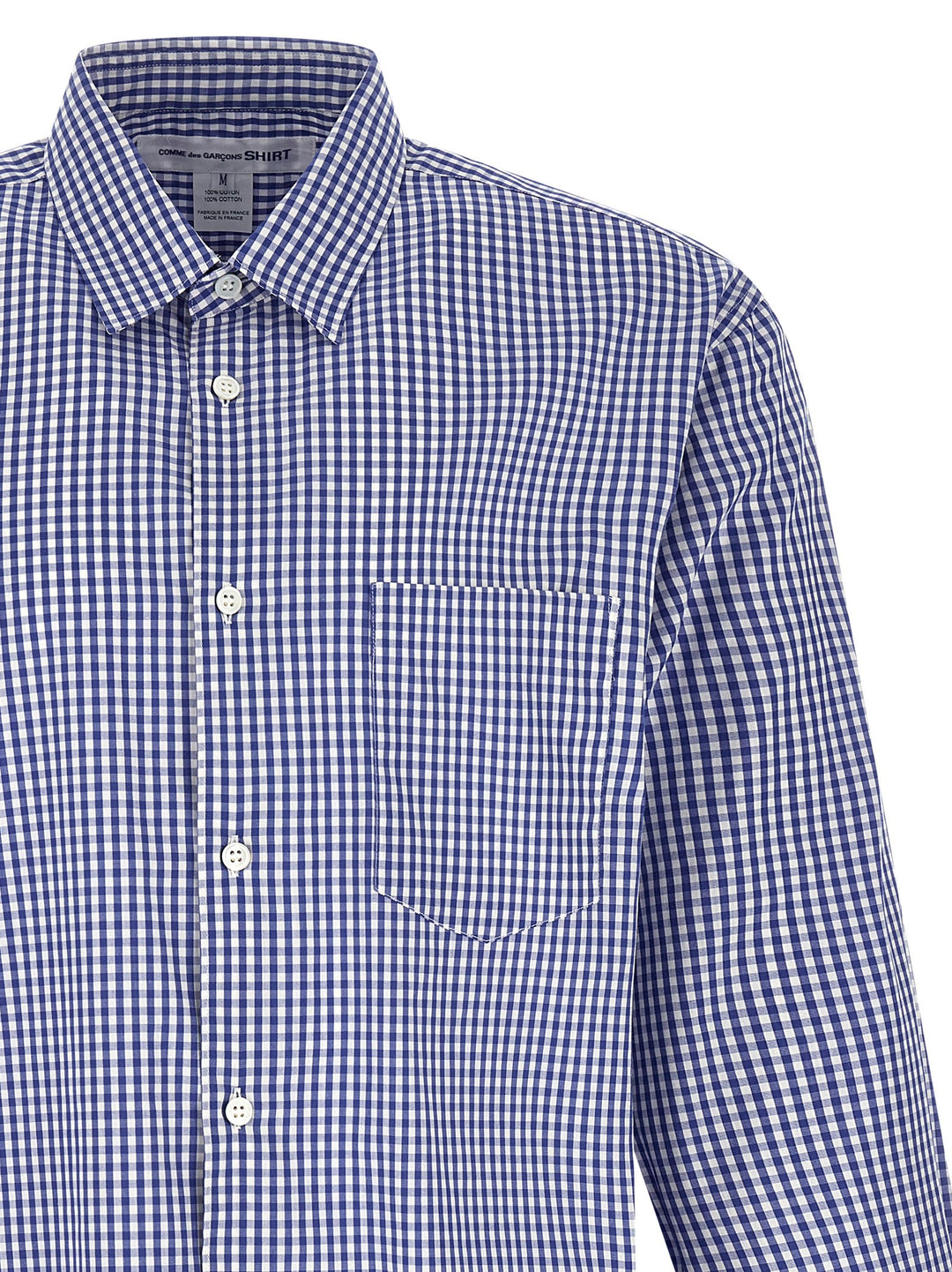Comme Des GarçOns Shirt Vichy Shirt Camicie - Blu | 6476d821a7e0ca2987e82356bea75d7a3da3662f