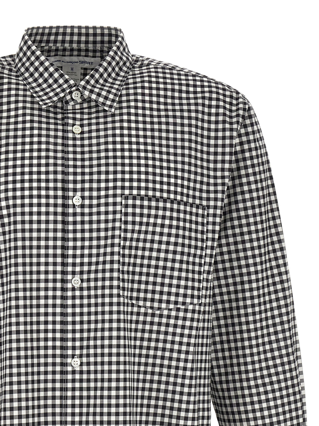 Comme Des GarçOns Shirt Vichy Shirt Camicie - Nero | 3118c882f7c1b6b0f18e0ef407f2926e7225b6e3