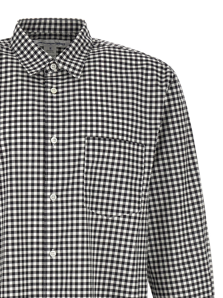 Comme Des GarçOns Shirt Vichy Shirt Camicie - Nero | 3118c882f7c1b6b0f18e0ef407f2926e7225b6e3