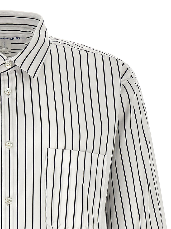 Comme Des GarçOns Shirt Striped Shirt Camicie - Bianco/Nero | fe5dd3e52ea7d10f68a6876e4d4f0e3655d4716b
