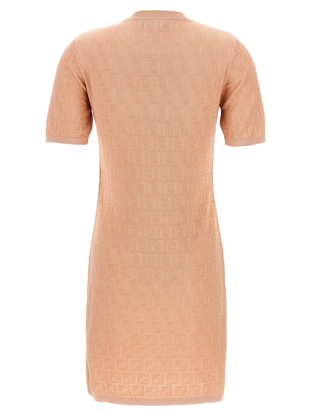 Fendi Ff Cotton Dress Abiti - Rosa | 38961c9140b69154a25fdfa324852f305f72b766
