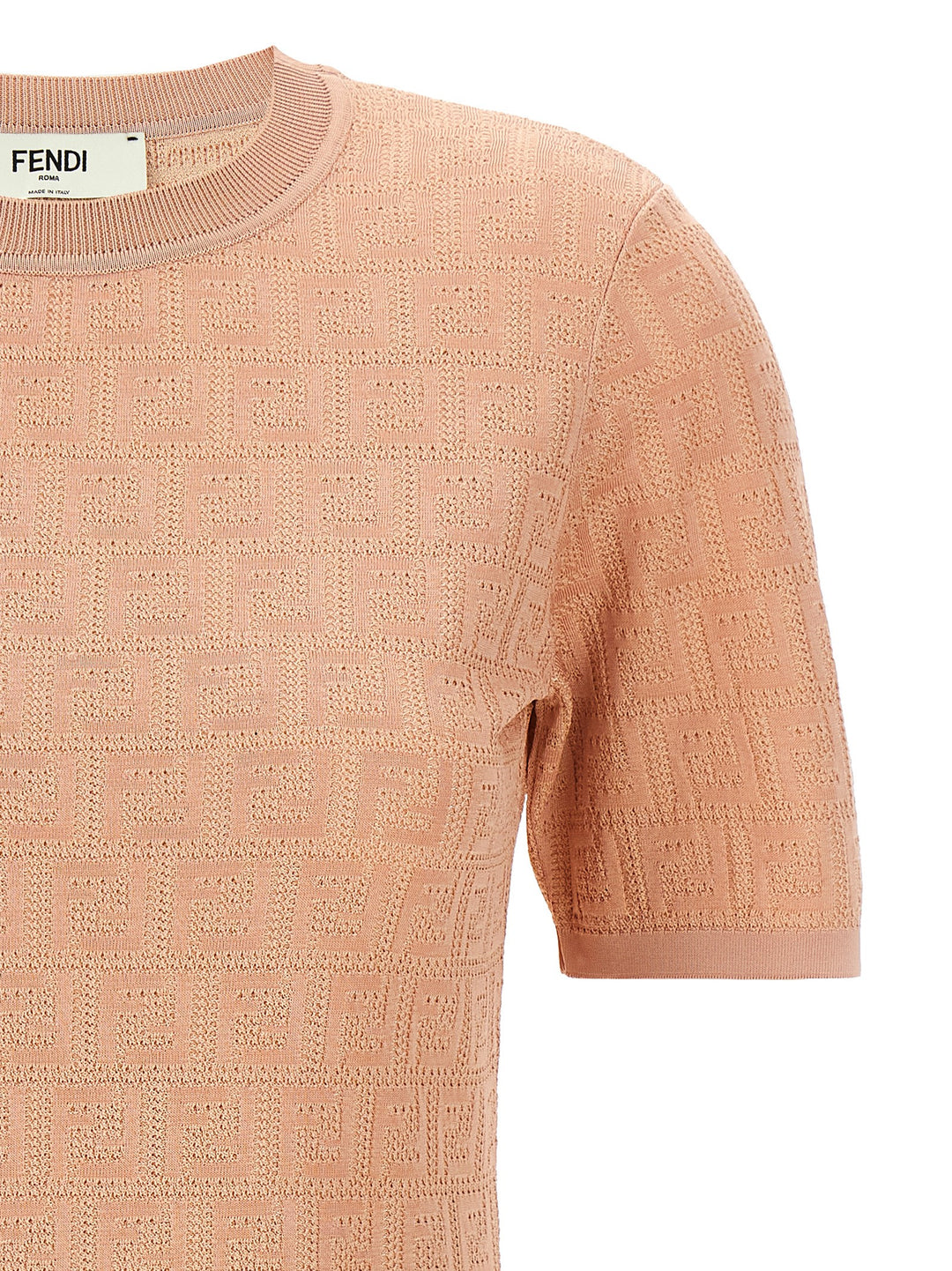 Fendi Ff Cotton Dress Abiti - Rosa | 8e9a273c4437f6a8fd63b50e59684a0d688cc721