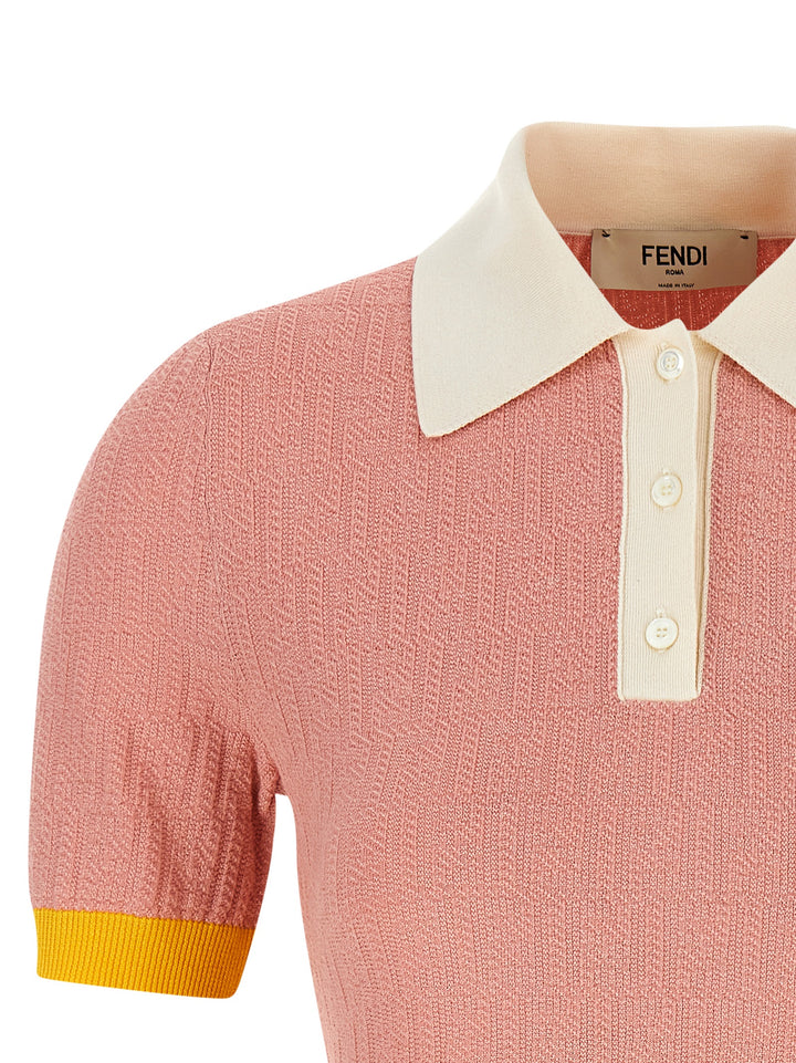 Fendi Color-Block Dress Abiti - Rosa | 65227e693b1a0c978ed14ad63b16922f8a1854a9
