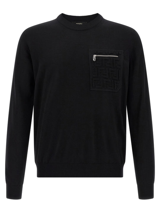 Ff Pocket Sweater Maglioni Nero