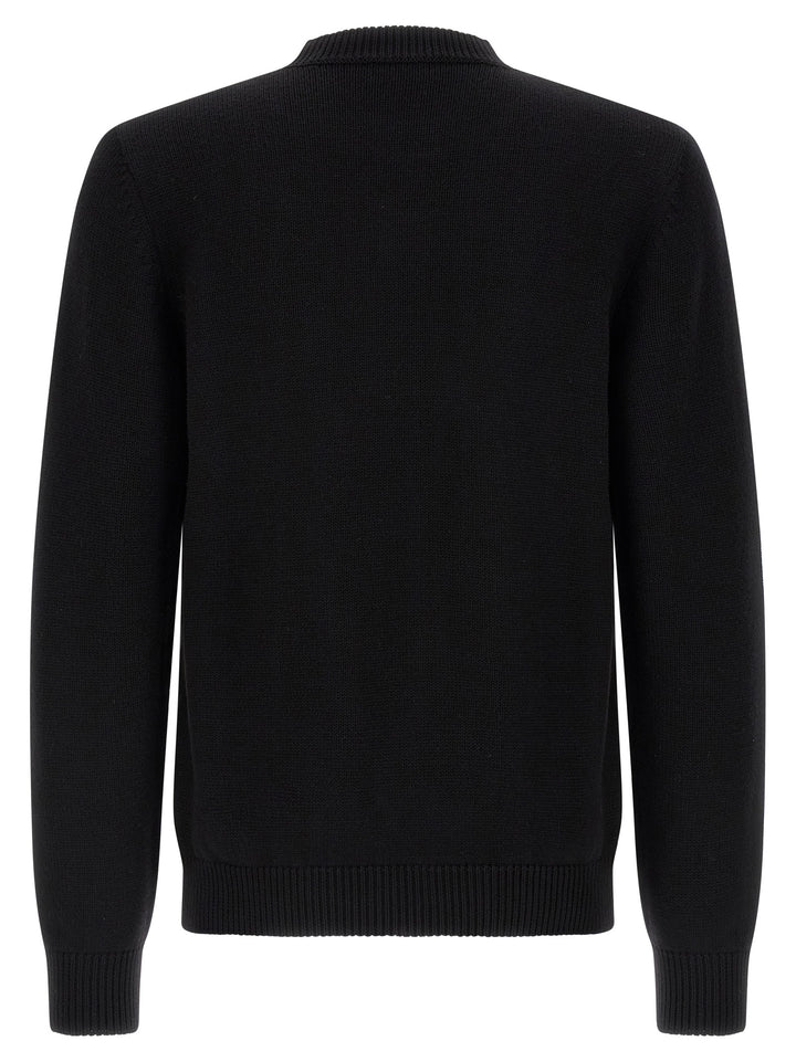 Fendi Ff Velvet Micro Sweater Maglioni - Nero | bcaf674e12ae0d517f04ebfa09a5daf5f57ea15d