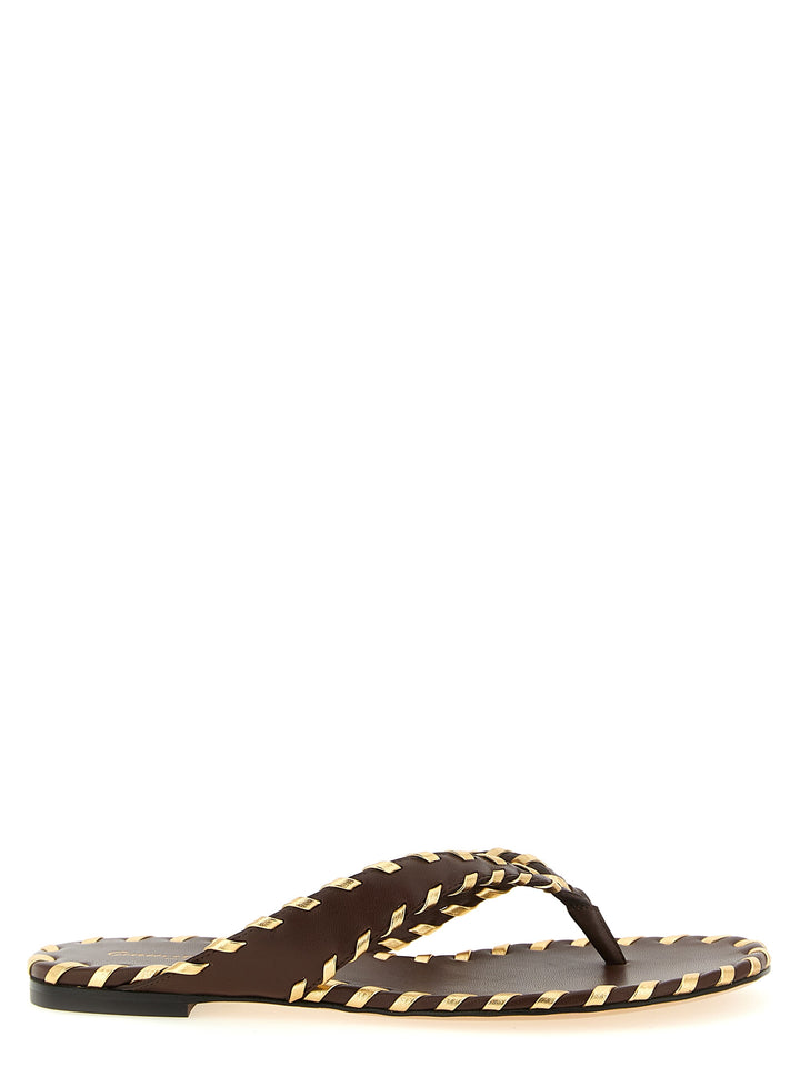 Gianvito Rossi Zaira Sandali - Marrone | 3906d4a9f2a864ea59524d040feeca966591f70a