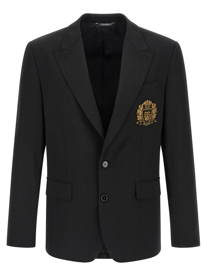 Dolce & Gabbana Sicilia Light Blazer - Nero | 123c1004d4922894bd716da33329f2a1d24cccb6