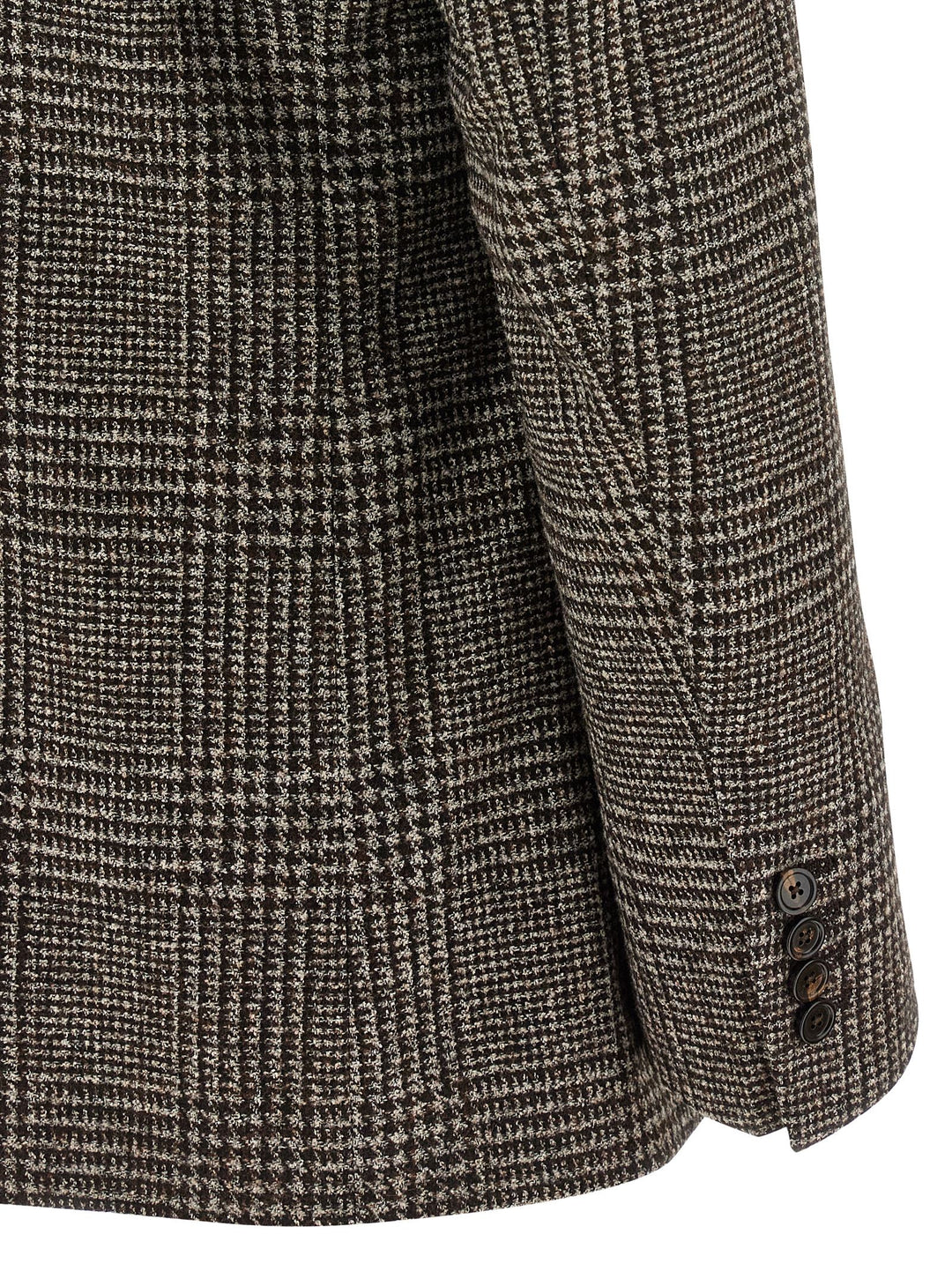 Dolce & Gabbana Prince Of Wales Wool Blazer - Marrone | fc9139146be7e596cb0ee9c7d2fb7d8f0c21977e