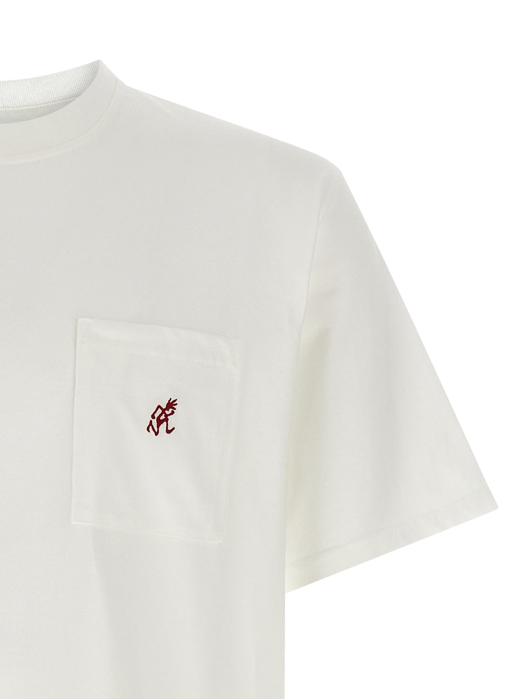 Gramicci One Point T shirt - Bianco | 6397971514461c294b260bb12080aebc0aeb2a5b