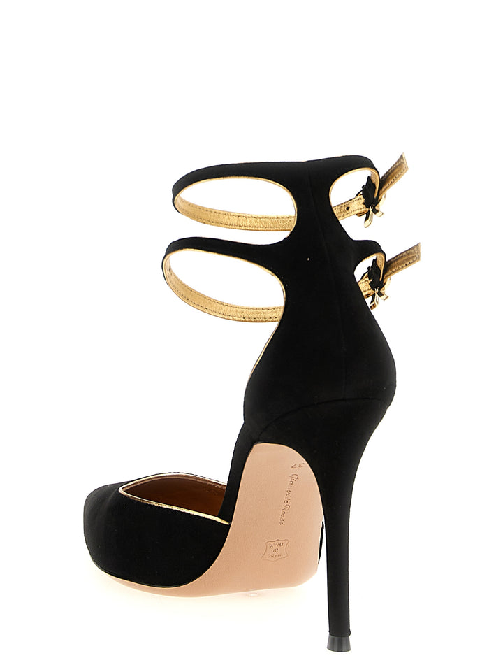 Gianvito Rossi Ivette Decollete - Nero | e670b1a853e680a8c2af03feb272400f269fbcd0