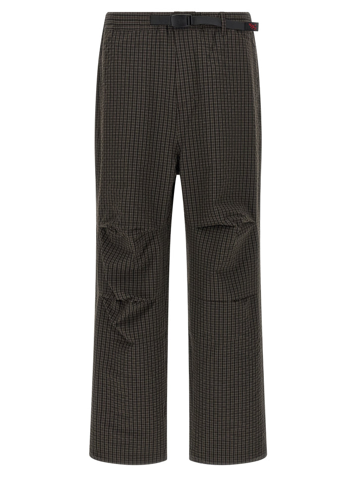 Gramicci Northside Plaid Pantaloni - Marrone | a6ec1d9c657d15b7f3466458efec684573a742ba