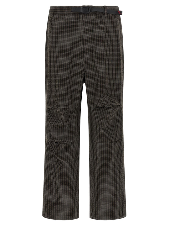 Northside Plaid Pantaloni Marrone