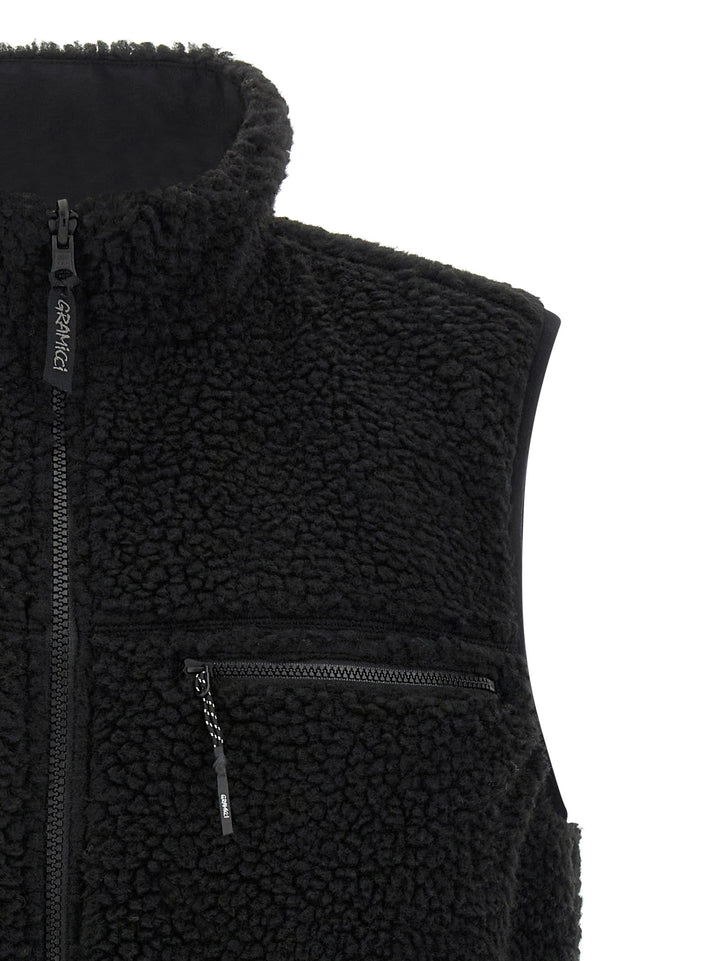 Gramicci Reversible Sherpa Gilet - Nero | 3b3f8bc51aaa1dbba4102778ab506d7c6c629b41