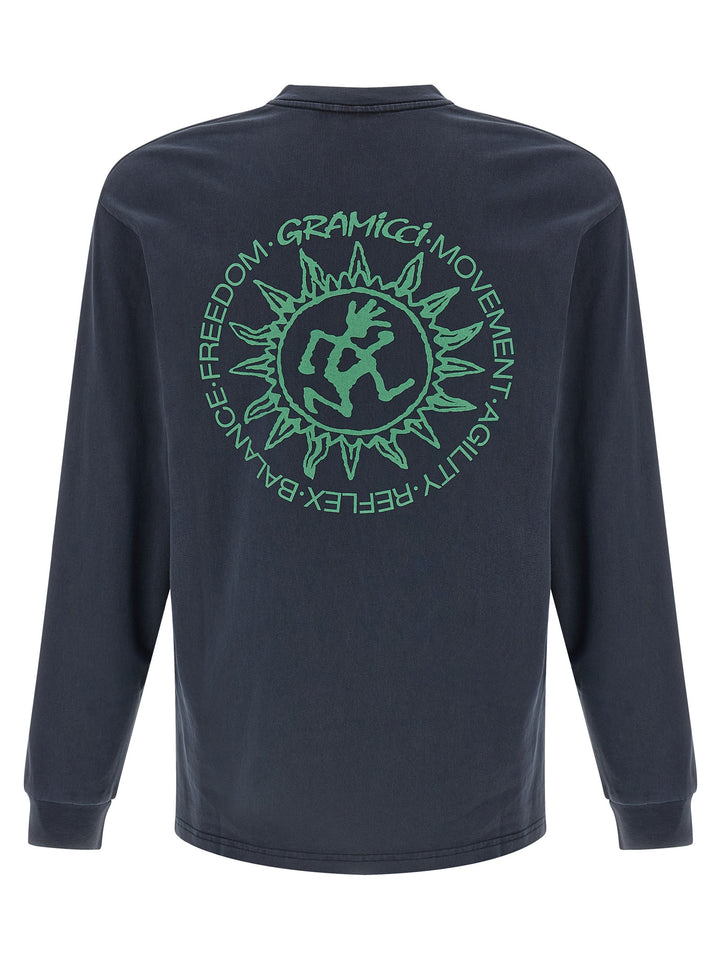 Gramicci Sun T shirt - Blu | 20a20168939ff4861a277f44b3575ddb65334492