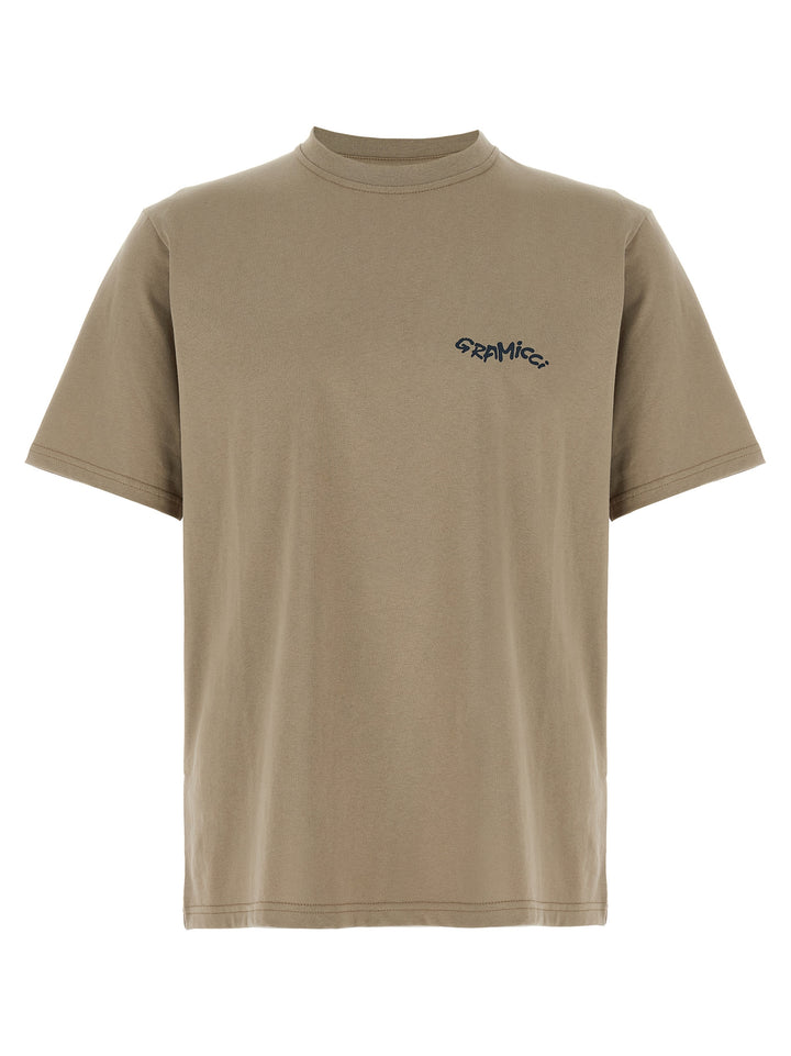 Gramicci Gecko T shirt - Beige | 051cef696551681a49f9ed2e5432fbb235bc8bf7