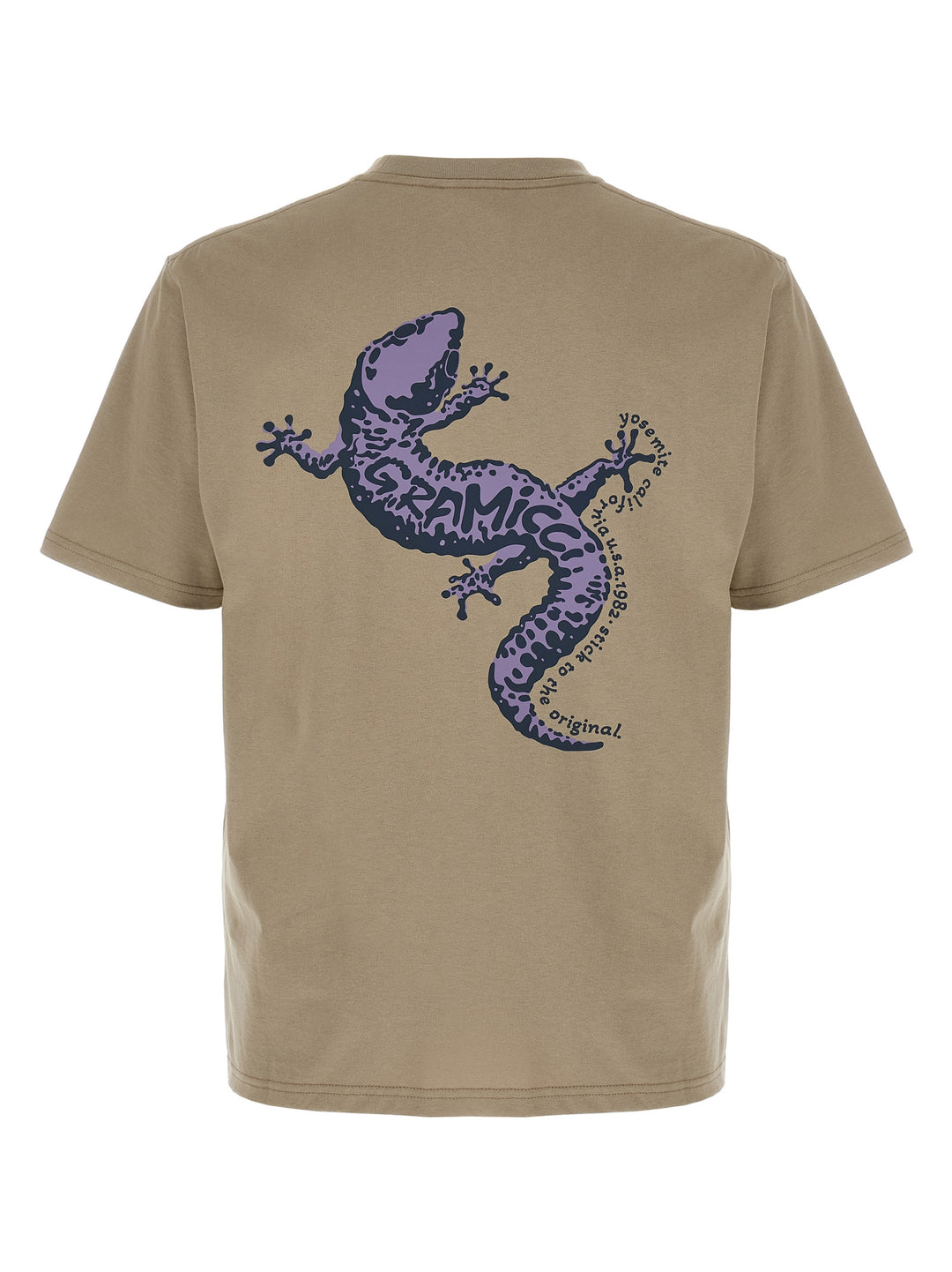 Gramicci Gecko T shirt - Beige | d8bb45451561d005126729dc72f9e694a652e0be