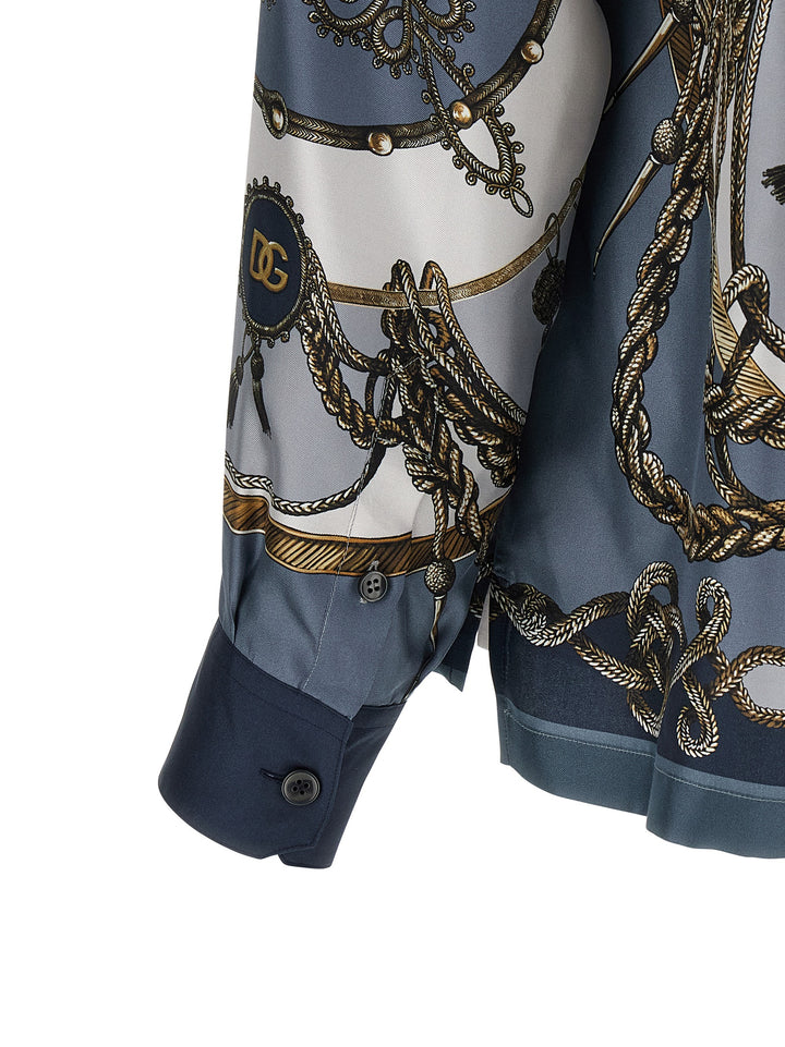 Dolce & Gabbana Cargo Camicie - Blu | 9ddb69776726d481ad3bd2cb598988a328bd23a5