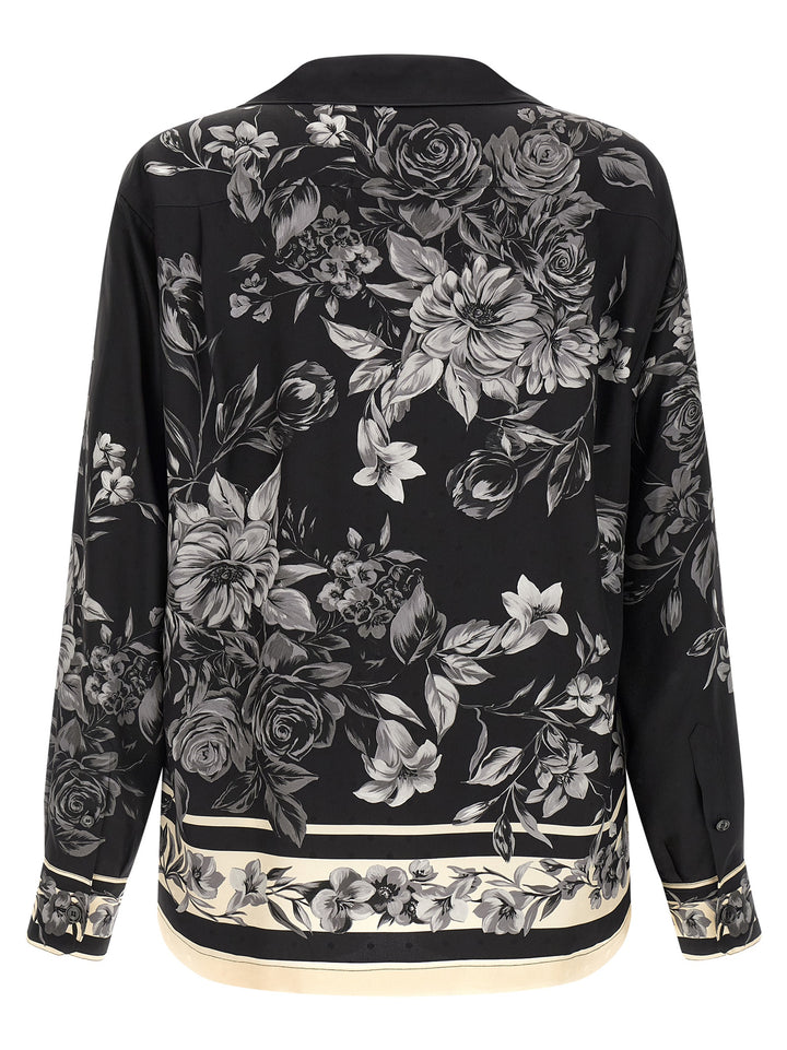Dolce & Gabbana Bouquet Fiori Camicie - Nero | 48f1ed106779326fe8952c7ea2062a8253ceb1d8