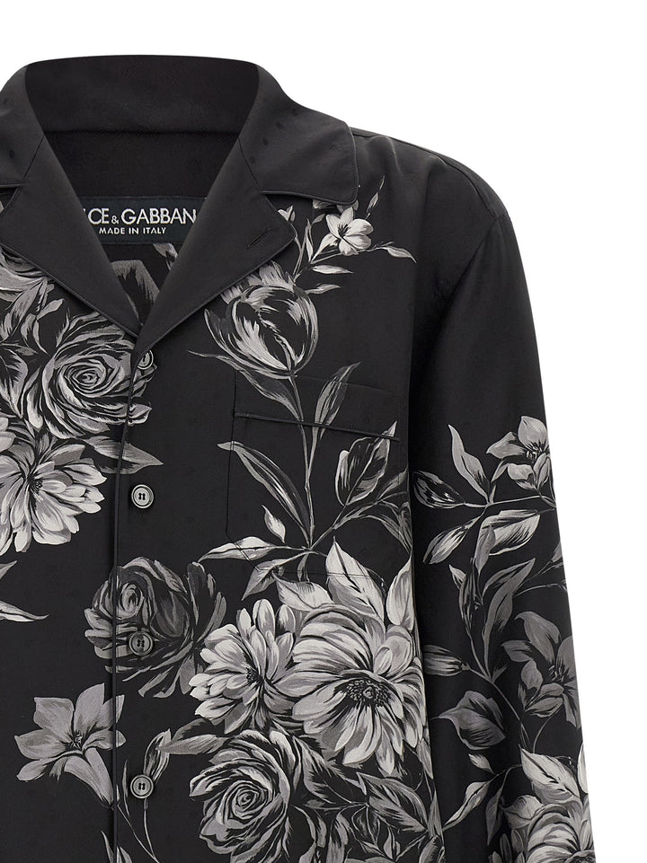 Dolce & Gabbana Bouquet Fiori Camicie - Nero | 7b99d4bd0fa369d047ab94a1e9b8b694c053b62a