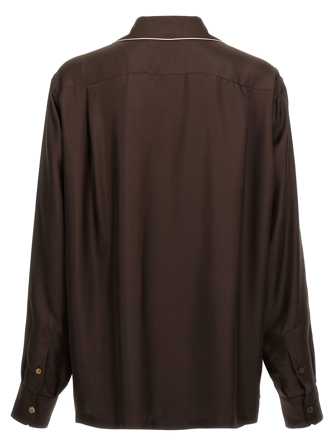 Dolce & Gabbana Logo Embroidery Shirt Camicie - Marrone | ac93120c34344da3ebeaba4613e50198e79d77b7