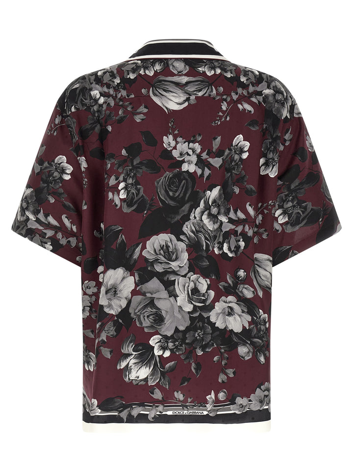 Dolce & Gabbana Bouquet Fiori Camicie - Bordeaux | f7d53b66d7a33b0cb44f0a41b309b7301aa7c056