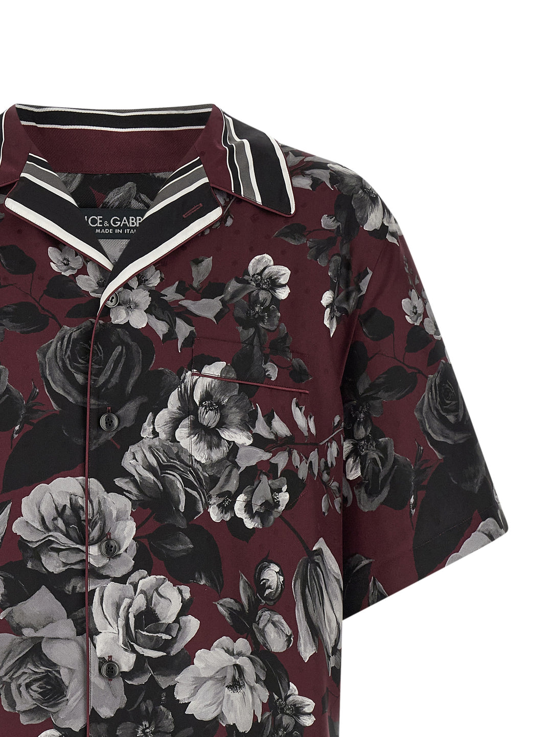 Dolce & Gabbana Bouquet Fiori Camicie - Bordeaux | de4219829b13a739e8320ff2a61a7d264bd10407