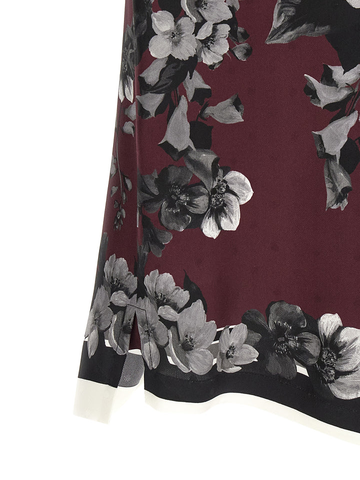Dolce & Gabbana Bouquet Fiori Camicie - Bordeaux | 5fd039db1a12cbfe1fe9fe01218619fb2dbcb4ab