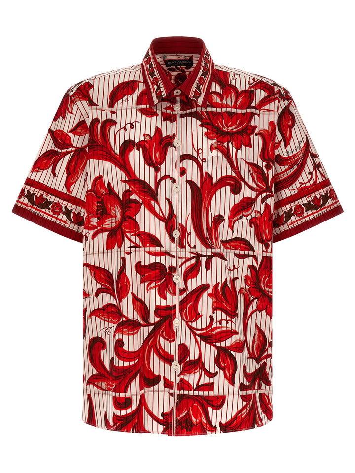 Dolce & Gabbana Maiolica Camicie - Rosso | 097d1bdc6f38c0ed7d774a7041610b4ca49325f7