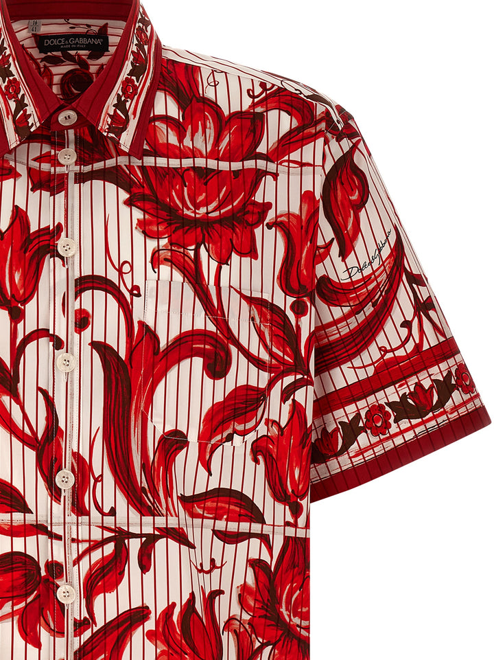Dolce & Gabbana Maiolica Camicie - Rosso | 408af81ee549693d44ffa22ecb321c2289364bdc